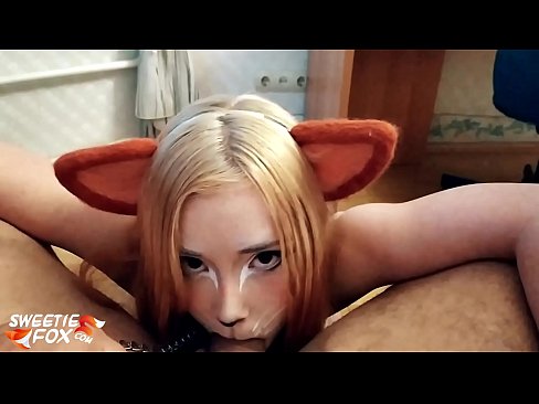 ❤️ Kitsune ਉਸ ਦੇ ਮੂੰਹ ਵਿੱਚ ਡਿਕ ਅਤੇ ਕਮ ਨਿਗਲ ❤❌ ਘਰੇਲੂ ਪੋਰਨ  ❌